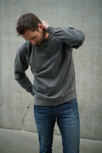 Load image into Gallery viewer, Empathy Oversized Crewneck - Washed Black