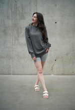Load image into Gallery viewer, Empathy Oversized Crewneck - Washed Black