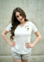 Load image into Gallery viewer, Brighter Days Ahead, White V-Neck