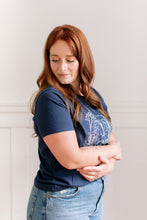 Load image into Gallery viewer, Baby's Breath Tee - Navy