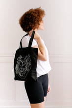 Load image into Gallery viewer, Baby's Breath Tote - Black