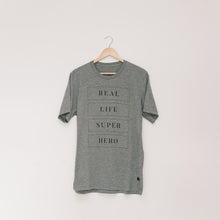Load image into Gallery viewer, Real Life Superhero Adult T-Shirt - Heather Grey