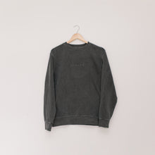 Load image into Gallery viewer, Empathy Oversized Crewneck - Washed Black