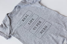 Load image into Gallery viewer, Real Life Superhero Baby Onesie